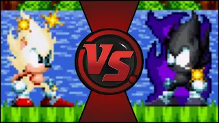 Super Sonic VS Dark Sonic