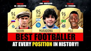 Best FOOTBALLER At Every POSITION in Football History! 😱🔥 ft. Pele, Maradona, Yashin… etc