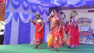 Dance Performance by ADB College Harapanahalli | VVS Yuva Sambhrama 2018