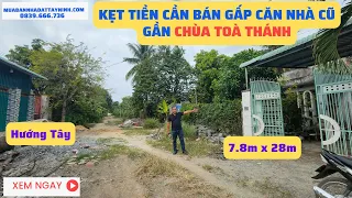 Kẹt Tiền Bán Rẻ Căn Nhà Củ Sát Chùa Toà Thánh | Mua Bán Nhà Đất Tây Ninh 390N