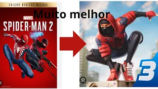 Marvel's Spiderman não spider Fighter 3 sim