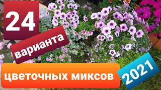 Мои цветочные композиции/ Цветочные миксы для кашпо, вазонов и балконных ящиков