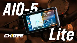 Trên tay màn hình Apple CarPlay / Android Auto không dây cho mô tô Chigee AIO-5 Lite