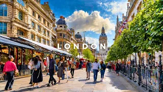 People Watching in London🚶🏻‍♀️|🚶🏻‍♂️Oxford Street, Mayfair | London Walking Tour in 4K