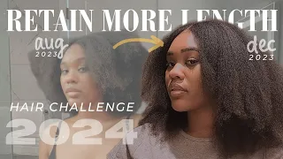 In 2024, let's 💪🏽BREAK through our plateau, hair growth challenge for FAST results, growing my hair