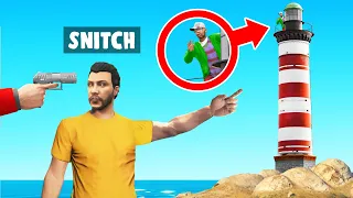 SNITCH On Your FRIENDS Or YOU DIE! (GTA 5 Hide & Seek)