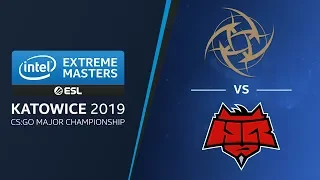 CS:GO - NiP vs. HellRaisers [Overpass] Swiss Ro3 -  Legends Stage -  IEM Katowice 2019