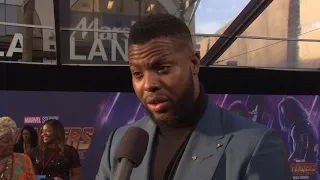 Avengers: Infinity War: Winston Duke "M’Baku" World Premiere Movie Interview | ScreenSlam