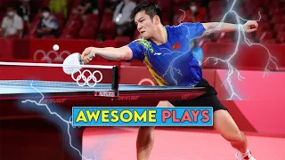 Incredible Plays in Table Tennis [HD]