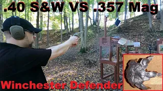 .40 S&W VS .357 Magnum - Winchester Defender