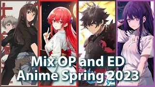 Mix OP and ED Anime Spring 2023