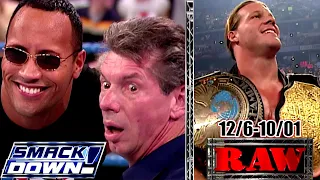 WWF RAW - December 10, 2001 Full Breakdown - Undisputed Champ Y2J v Austin - Rock Closes Vinces KMAC