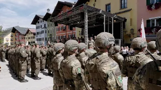 Angelobung des Jägerbataillon 24 in Kitzbühel