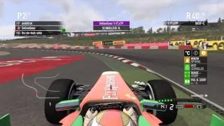 F1 2011 - short overtake compilation (HD on ps3)