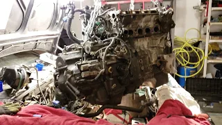 Engine removal, Honda prelude h22a4