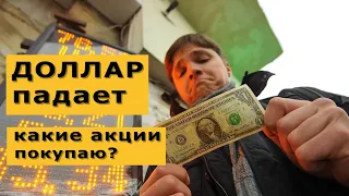 Курс доллара падает. Какие акции покупаю?