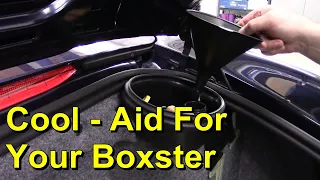 DIY Porsche Boxster Coolant Change Maintenance