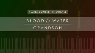 BLOOD WATER | Grandson Piano Tutorial