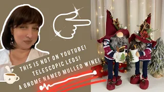 Gnome mulled wine. There is no such thing on YouTube! Telescopic legs made of paper. No sewing