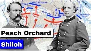 Battle of Shiloh Part 4, The Peach Orchard | Animated Battle Map