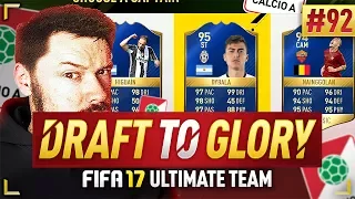 MY HIGHEST RATED DRAFT!! - FIFA 17 Ultimate Team Draft To Glory #92