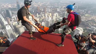 KL Tower 2017 BASE Jump 2017