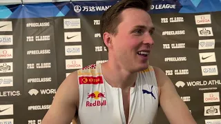 Karsten Warholm Speaks After Getting Beat By Rai Benjamin At Diamond League Final Pre Classic