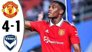 Manchester United vs Melbourne Victory 4-1 - Extended Highlights & All Goals - 2022