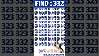 Optical illusion Find and seek |only 1%people with keen Observation can find 332@IqStatistics