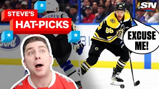 NHL Plays Of The Week: LOOK HOW FAR OUT OF THE NET HE IS! | Steve's Hat-Picks