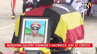 Museveni Salutes Tumwine’s Sacrifice, Hits At Critics