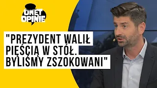 Krzysztof Śmiszek: Prezydent walił pięścią w stół. Byliśmy zszokowani