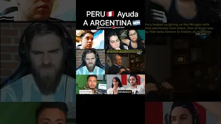 La AYUDA de PERU A ARGENTINA POR LAS MALVINAS REACCION