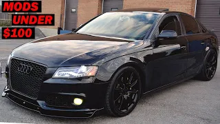 Mods Under $100 For Your Audi A4 B8