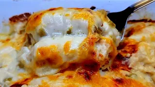 White Chicken Enchiladas Recipe | Dinner Ideas