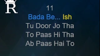 Bairi Piya Karaoke With Lyrics