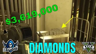 How you get DIAMONDS in your vault for the Casino Heist! ($3,619,000) | GTA 5 Online