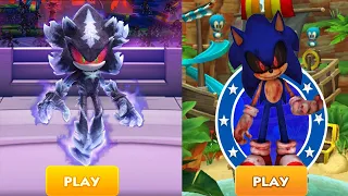 Sonic Dash vs Sonic Forces - New Mephiles the Dark vs EXE Sonic Run Gameplay