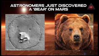 Mars Bear? ‘Bear face’ discovered on the surface of Mars in the new satellite photo@TheCosmosNews