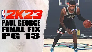 Paul George Signature Final Fix NBA2K23