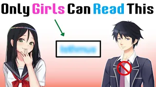 Only Girls Can Read This Word...(Boys Can't)