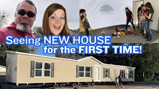 Seeing Our NEW HOUSE for the FIRST TIME || Large Family Vlog