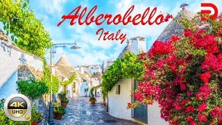 Alberobello - Italy | Exploring the Cosy Fairytale Village of Trulli in Alberobello | 4K - [UHD]