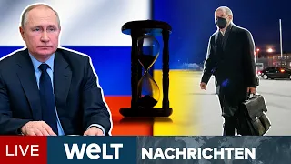 Mission: Deeskalation statt Krieg - OLAF SCHOLZ bei PUTIN in MOSKAU | WELT Newsstream