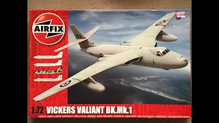 1/72 Airfix Vickers Valiant BK.Mk.1 Bomber kit review