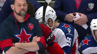 Max Mamin scores his first KHL hat-trick