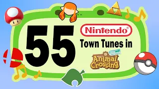 55 NINTENDO Town Tunes for your Animal Crossing New Horizons Island