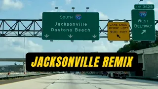 Interstate 95 Southbound - Jacksonville Florida 4K Drive Remixed #duuuval