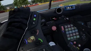 First time using VR and Wheel in Assetto Corsa.