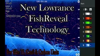 New Lowrance FishReveal sonar technology